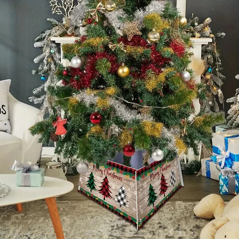 Falda Árbol de Navidad Base PVC Encaje 55x42x25cm