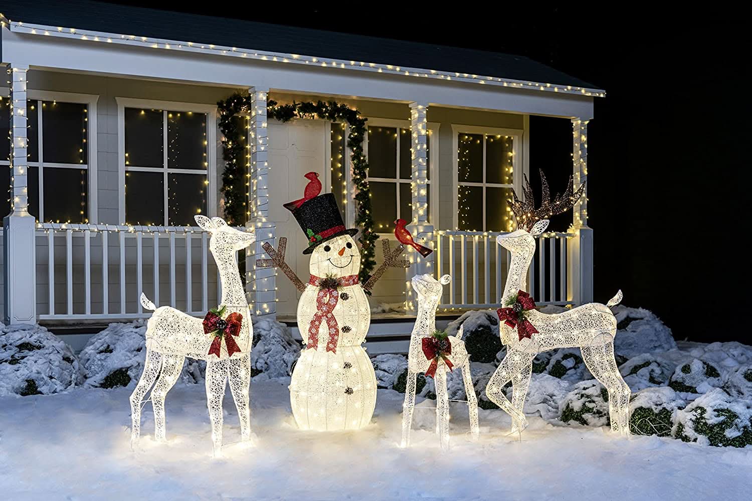 Reno Iluminado con LED – 1,52 m de Altura