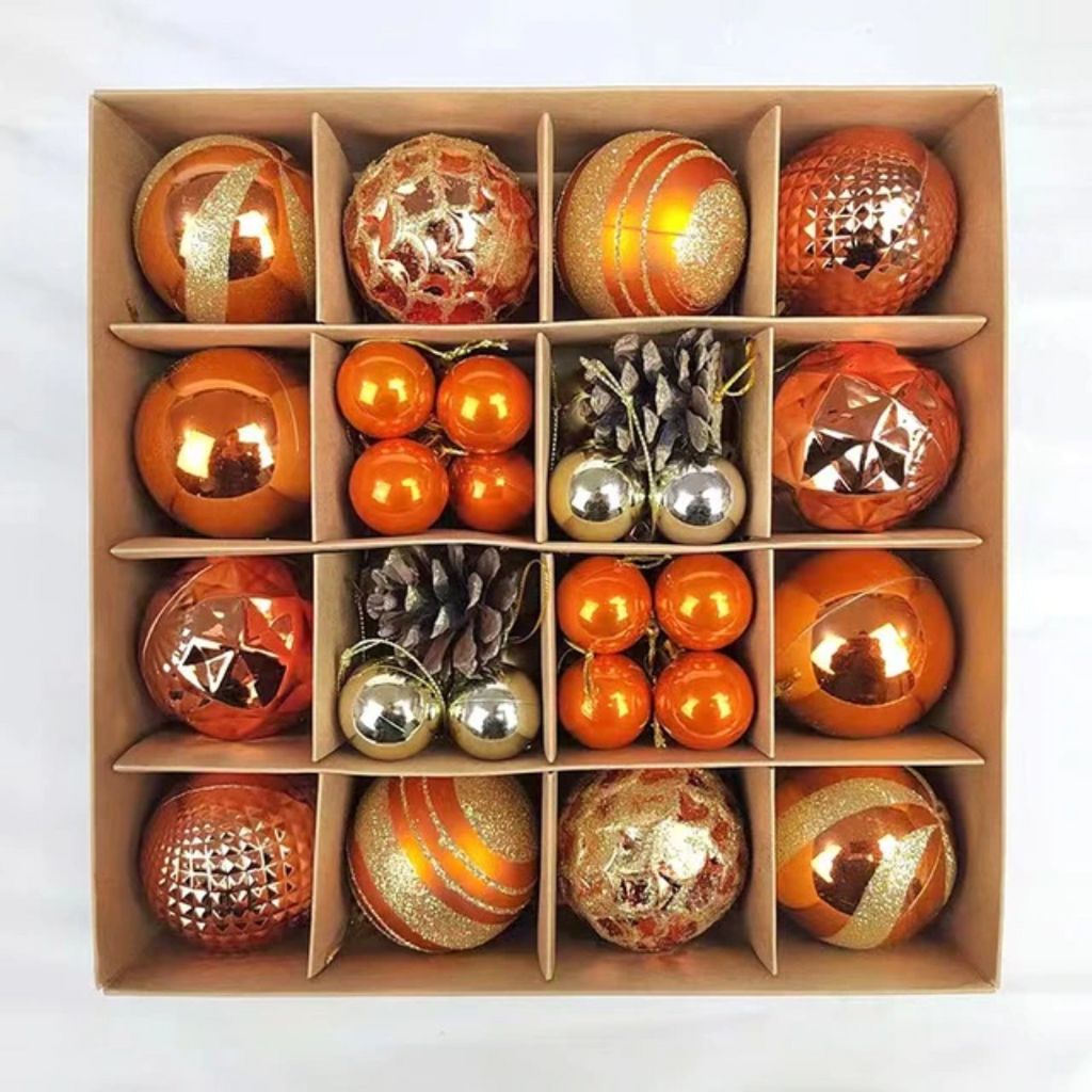 Kit de Esferas Navideñas Decorativas – 42 Piezas