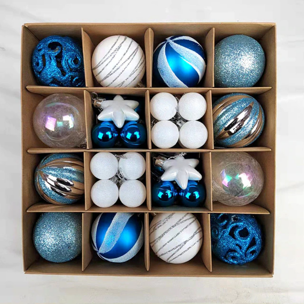 Kit de Esferas Navideñas Decorativas – 42 Piezas