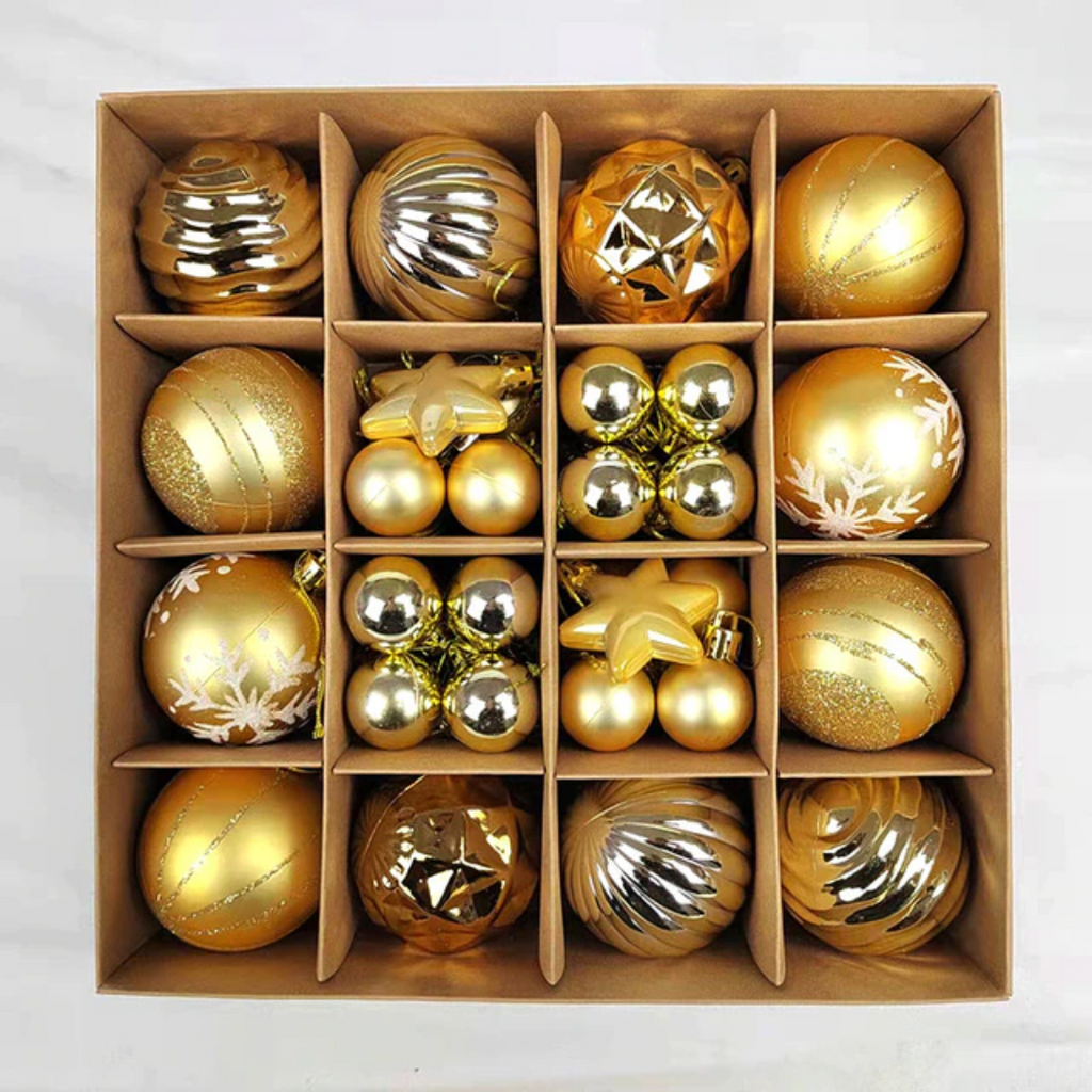 Kit de Esferas Navideñas Decorativas – 42 Piezas