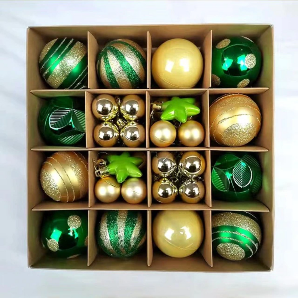 Kit de Esferas Navideñas Decorativas – 42 Piezas