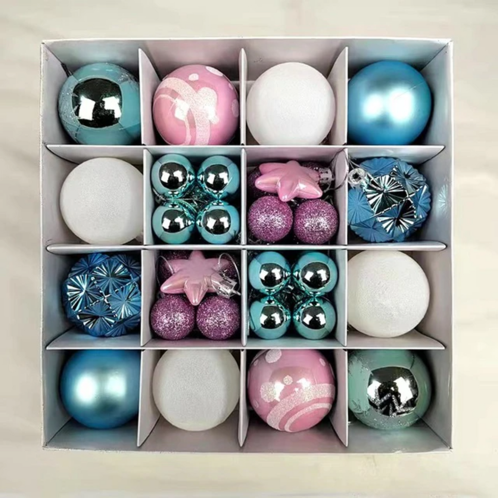 Kit de Esferas Navideñas Decorativas – 42 Piezas