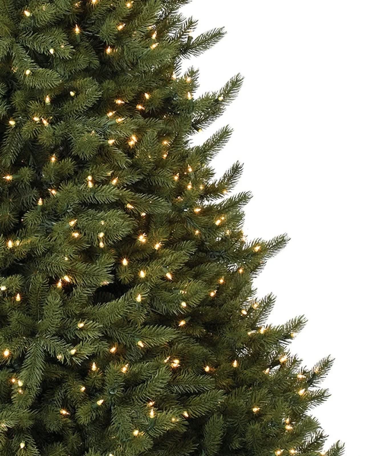 Árbol de Navidad Vermont White Spruce con Ramas Articuladas, Soporte Metálico y Micro LEDs Integrados