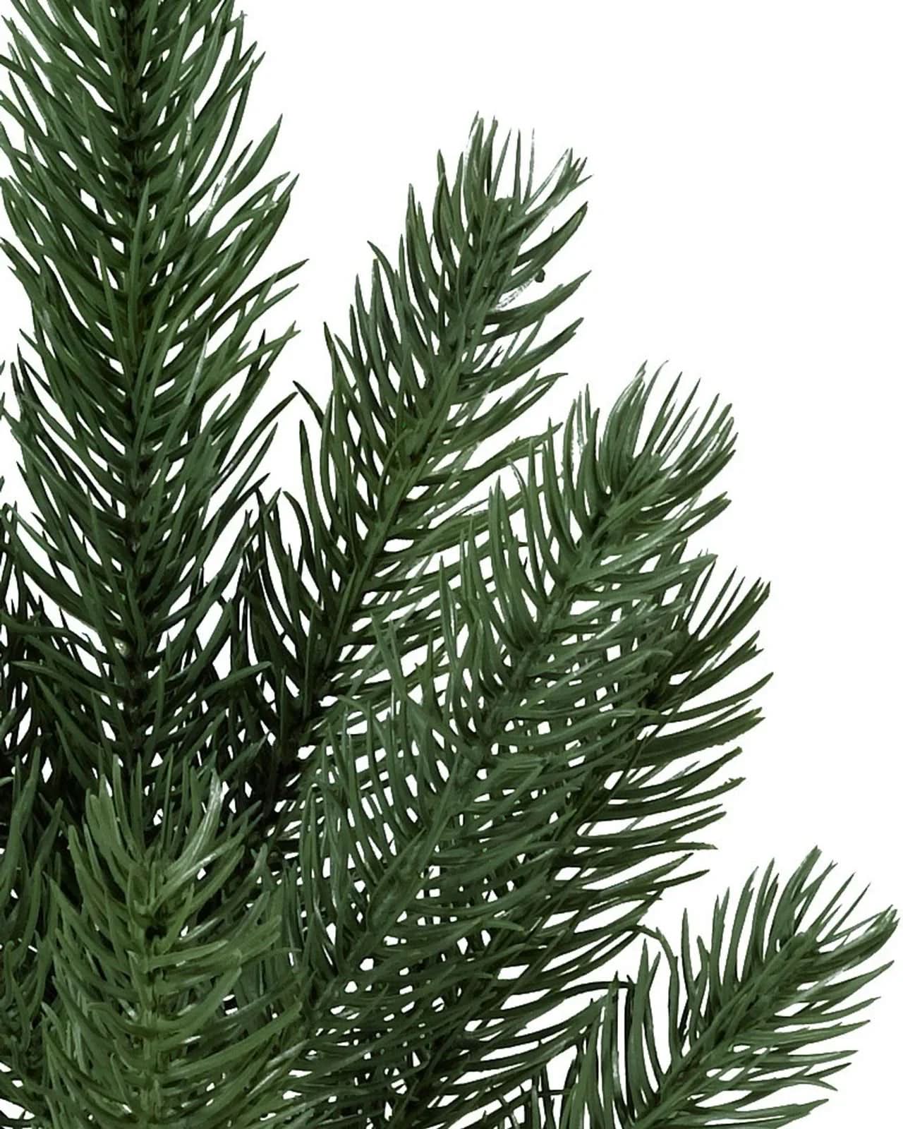 Árbol de Navidad Vermont White Spruce con Ramas Articuladas, Soporte Metálico y Micro LEDs Integrados
