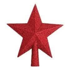 Estrella dorada para decoración de árbol de Navidad – 20 cm