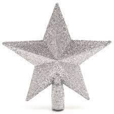 Estrella dorada para decoración de árbol de Navidad – 20 cm