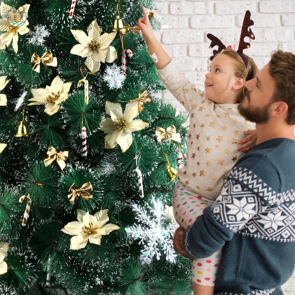 Kit de 120 Adornos Navideños para Decoración de Árbol