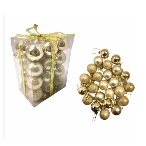 Juego de 48 Esferas Navideñas de 4 cm | Decoración de Navidad