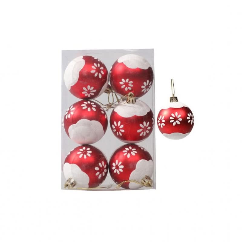 Kit de 6 Piezas de Esferas Navideñas